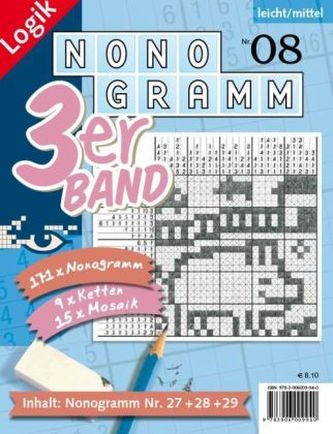 Nonogramm 3er-Band. Nr.8