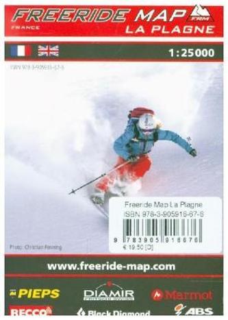 Freeride Map La Plagne