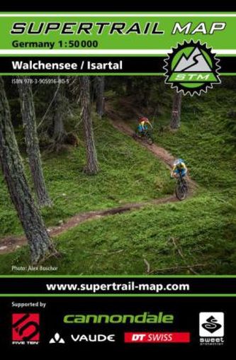 Supertrail Map Walchensee / Isartal