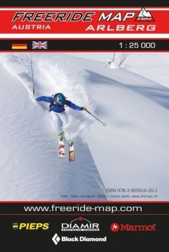 Freeride Map Arlberg