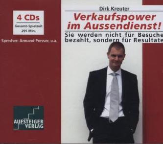 Verkaufspower im Aussendienst!, 4 Audio-CDs