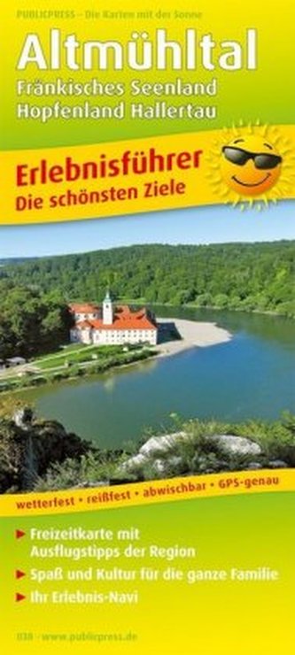 PublicPress Erlebnisführer Altmühltal, Fränkisches Seenland, Hopfenland Hallertau