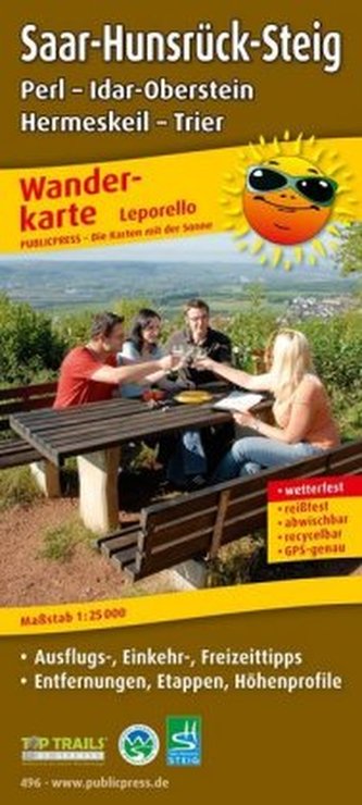 Saar-Hunsrück-Steig 1, Perl - Idar-Oberstein - Hermeskeil - Trier