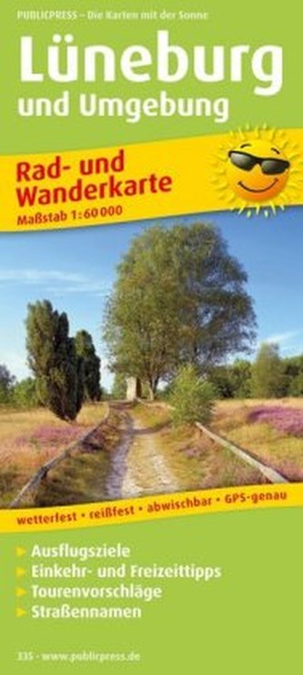 PublicPress Rad- und Wanderkarte Lüneburg und Umgebung PublicPress Rad- und Wanderkarte Lüneburg und Umgebung
