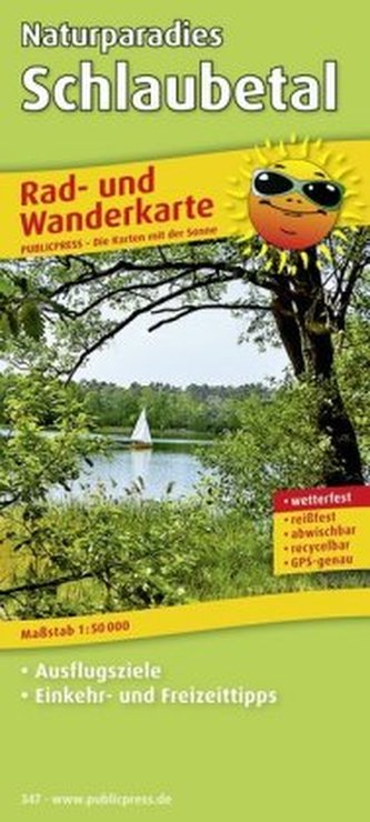 PublicPress Rad- und Wanderkarte Naturparadies Schlaubetal