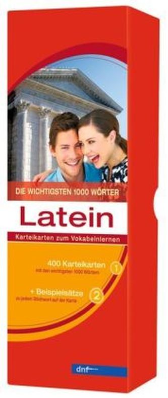 Die wichtigsten 1000 Wörter Latein Niveau A1, Karteikarten m. Lernbox