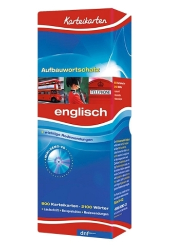 Karteikarten Aufbauwortschatz Englisch, m. Mini-Demo-CD-ROM