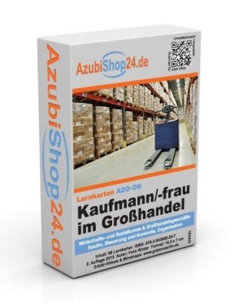AzubiShop24.de Add-on-Lernkarten Kaufmann / Kauffrau im Groß- und Außenhandel
