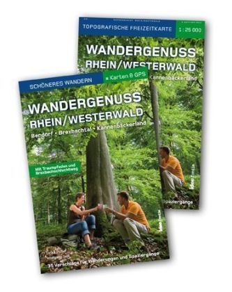 Wandergenuss Rhein/Westerwald, Buch und Karte
