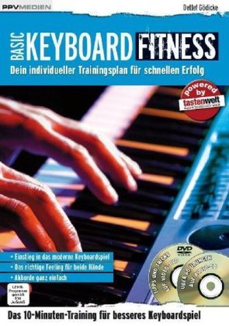 Basic Keyboard Fitness, m. DVD + Audio-CD