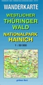 Wanderkarte Westlicher Thüringer Wald, Nationalpark Hainich