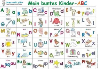 Mein buntes Kinder-ABC (Poster)