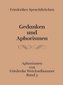 Gedanken und Aphorismen