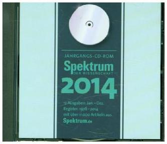 Spektrum der Wissenschaft Jahrgangs-CD-ROM 2014, 1 CD-ROM