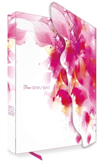 Schülerkalender mit Klappe Lilie 2016/2017