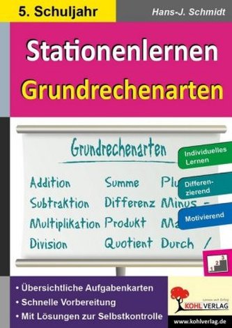 Kohls Stationenlernen Grundrechenarten, 5. Schuljahr