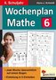 Wochenplan Mathe, 6. Schuljahr