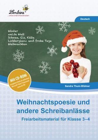 Weihnachtspoesie und andere Schreibanlässe, m. CD-ROM