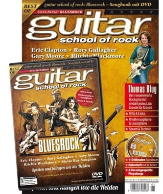 Guitar, School of Rock: Bluesrock, 1 DVD + Notenheft