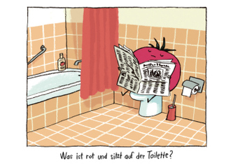 'Was liegt am Strand und redet undeutlich'-Postkartenset 'Klomate'