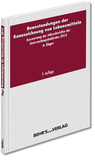 Beanstandungen der Kennzeichnung von Lebensmitteln