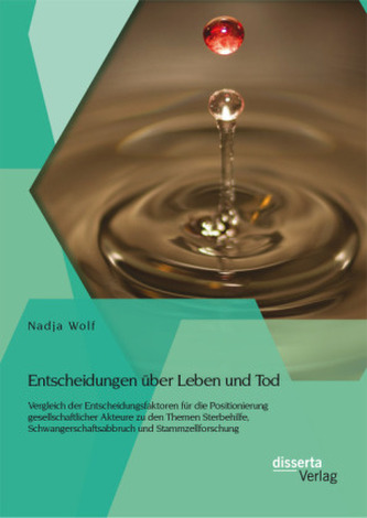 Entscheidungen über Leben und Tod: Vergleich der Entscheidungsfaktoren für die Positionierung gesellschaftlicher Akteure zu den