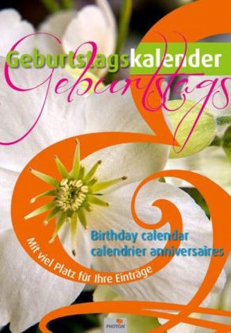 Blumen Geburtstags-Kalender