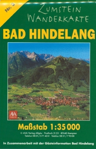 Zumstein Wanderkarte Bad Hindelang