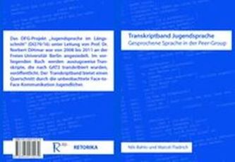 Transkriptband Jugendsprache.