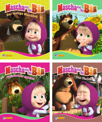 Nelson Mini-Bücher: Mascha und der Bär, Nr.1-4