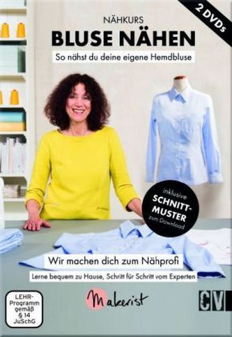 Bluse Nähen - Nähkurs, 2 DVDs