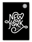 Collegetimer A5 day by day Black Label New York 2016/2017