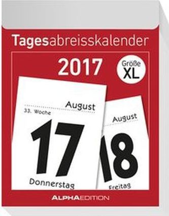 Tagesabreißkalender XL 2017