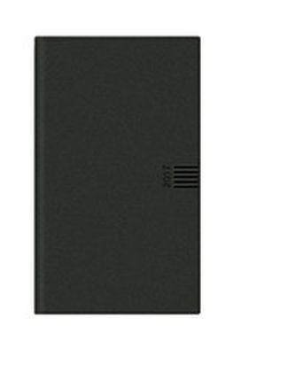 Monats-Taschenkalender, schwarz 2017