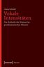 Vokale Intensitäten, m. CD-ROM