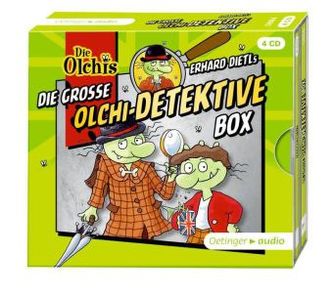 Die große Olchi-Detektive-Box, 4 Audio-CDs