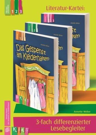 'Das Gespenst am Kleiderhaken' 3-fach differenzierter Lesebegleiter