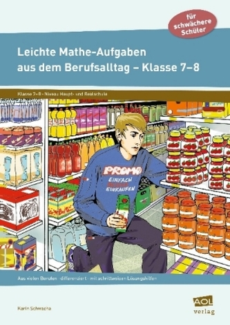 Leichte Mathe-Aufgaben aus dem Berufsalltag - Klasse 7-8