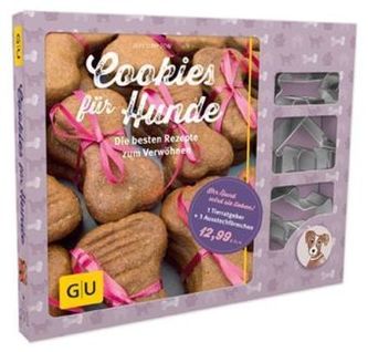 Cookies für Hunde, m. 3 Ausstechformen