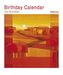 Ton Schulten, Birthday Calendar