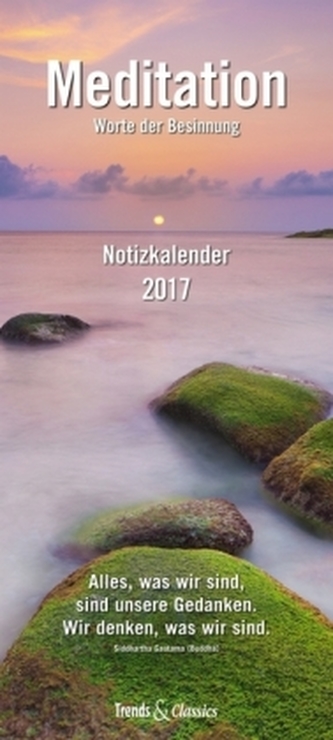 Meditation, Notizkalender 2017
