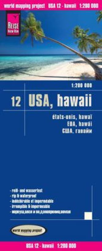 World Mapping Project Reise Know-How Landkarte USA 12, Hawaii (1:200.000)