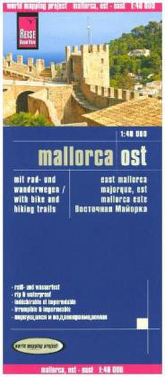 World Mapping Project Reise Know-How Mallorca Ost (1:40.000). East Mallorca. Majorque, est. Mallorca este
