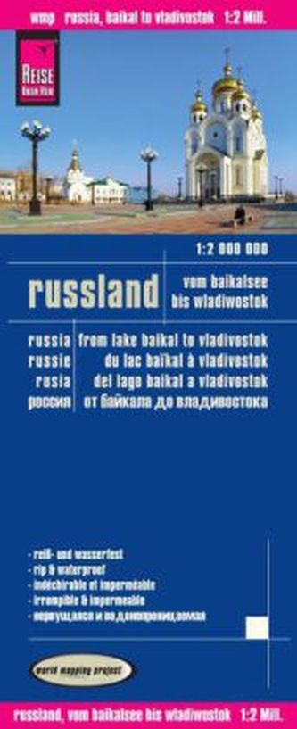 World Mapping Project Reise Know-How Landkarte Russland - vom Baikalsee bis Wladiwostok (1:2.000.000). Russia, From Lake Baikal