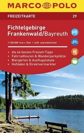 MARCO POLO Freizeitkarte Fichtelgebirge, Frankenwald, Bayreuth