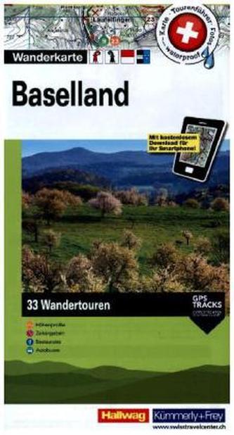 Hallwag Wanderkarte Baselland