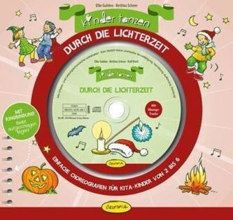Kinder tanzen durch die Lichterzeit, m. 1 Audio-CD