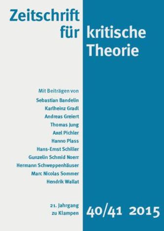 Zeitschrift fur kritische Theorie. H.40/41