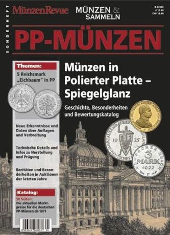 Münzen in Polierter Platte Spiegelglanz, Sonderheft