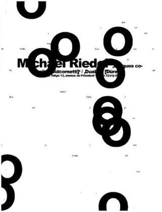 Michael Riedel. Jacques Comité [Giacometti]' / 'DualAir [Dürer]'